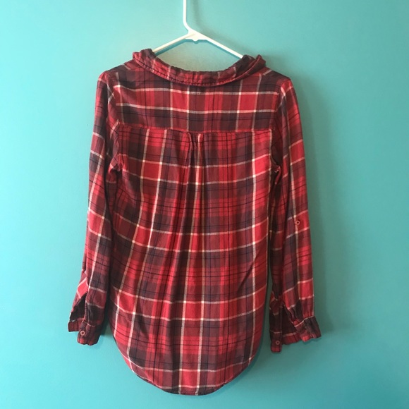 Red Plaid Flannel - Picture 3 of 3